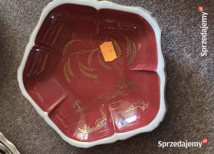 Patera Oskar Schlegelmilch Bordowa Import Gdańsk