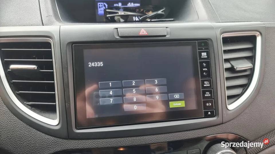 Kod PIN NAPRAWA Honda Fujitsu Ten 39100 CRV Pozostałe