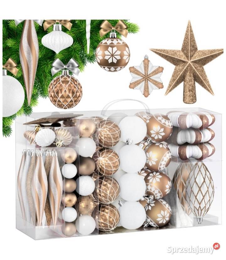 Bombki choinkowe zestaw