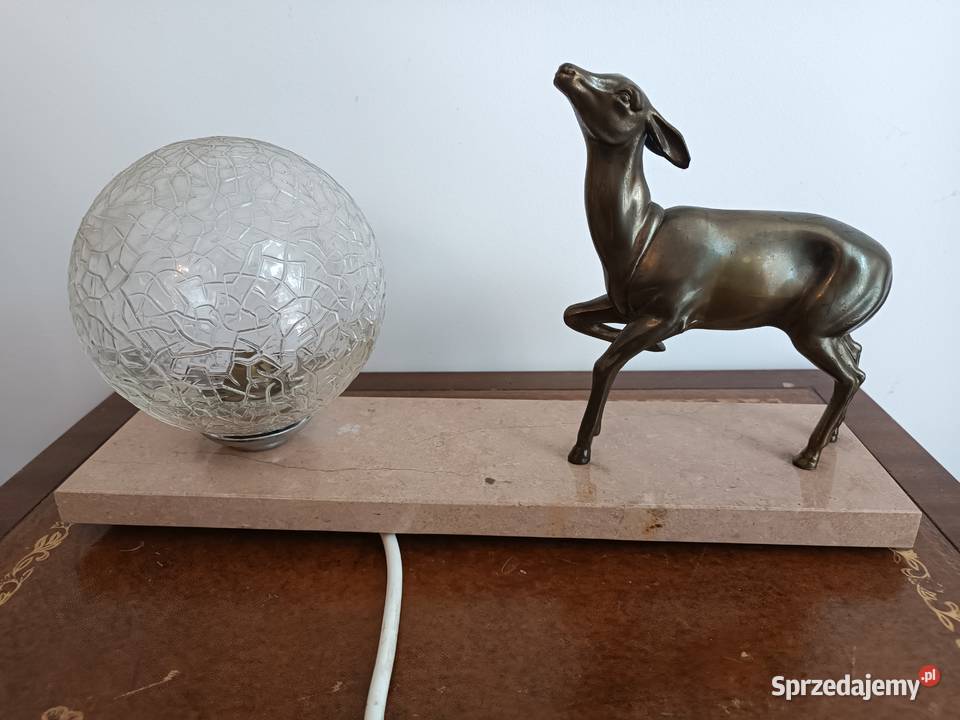 Lampa Art Deco marmur Antyki Budzyń