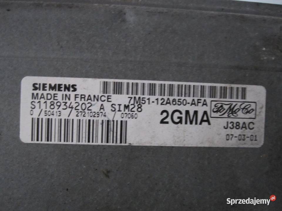 FORD FOCUS MK2 16 komputer sterownik silnika
