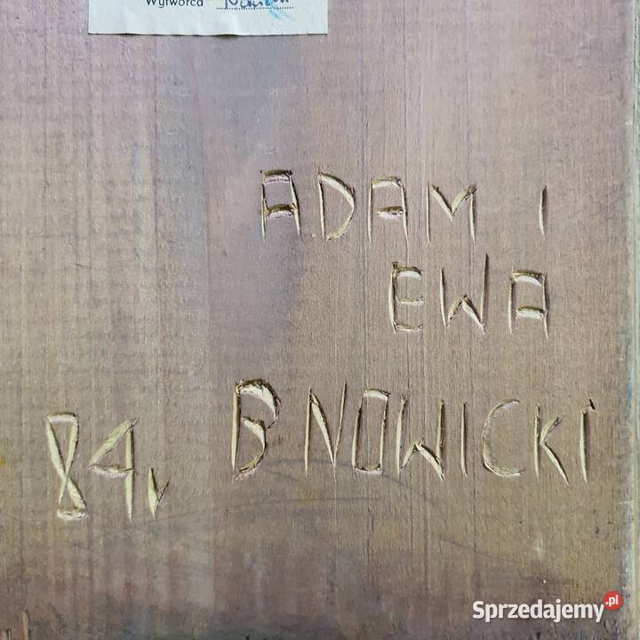 Rzeźba Adam I Ewa BNowicki Nowa Sól