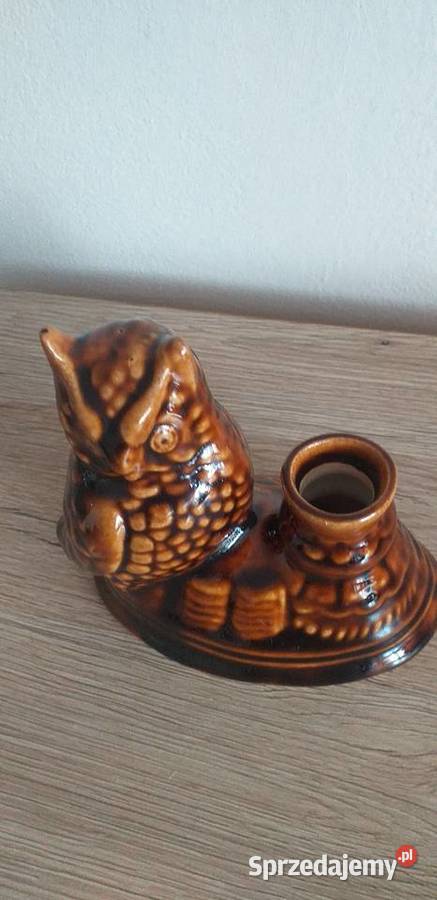 Świecznik sowa Włocławek łódzkie Przedbórz sprzedam