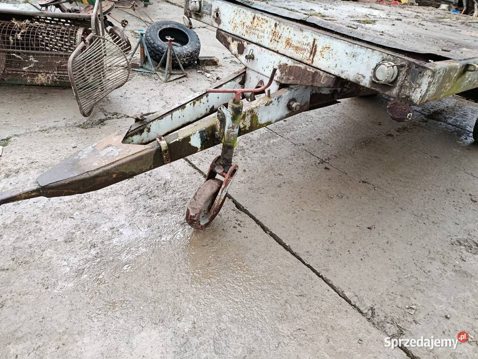 Rama podwójna z rozrzutnika na przyczepę kiper nieuszkodzony małopolskie Limanowa