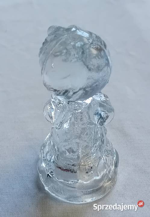 Szklana figurka świeczik Kosta Boda Biedermann Koźminek