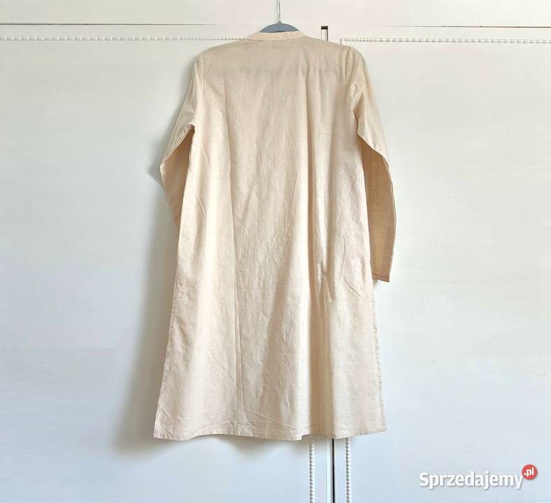 Nowa tunika indyjska złamana biel żakard M 38 Szczecin