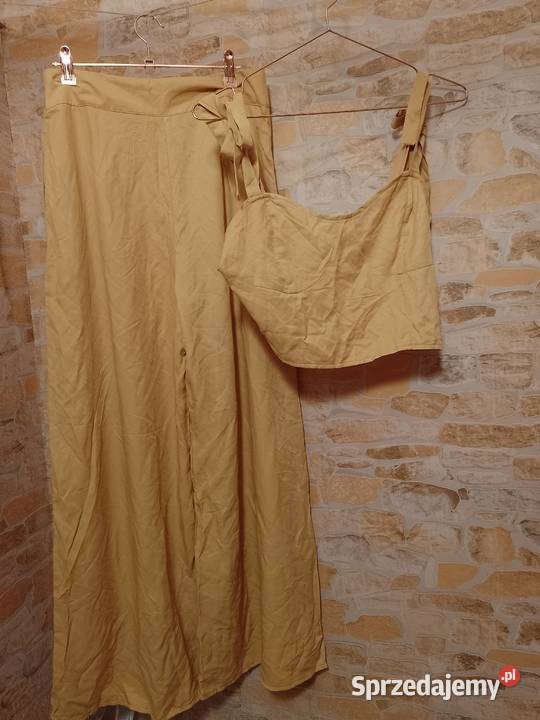 LXL Shein Zestaw letni długie spodnie top Kraków sprzedam