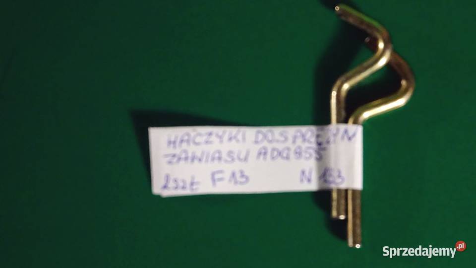 Haczyki sprężyny zawiasu drzwi do zmywarki śląskie Chorzów