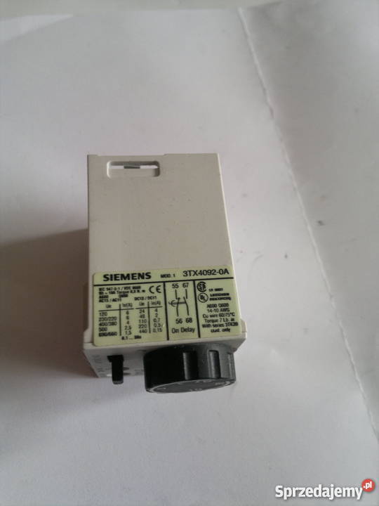 Przekaźnik Siemens 3TX40920A Dąbrowa Górnicza