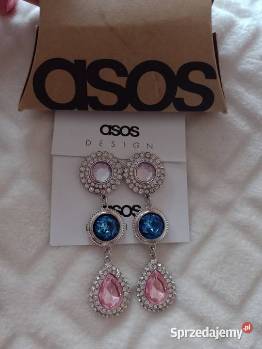 ASOS Długie Bogato zdobione kolczyki z Londynu Dla kobiet Kraków