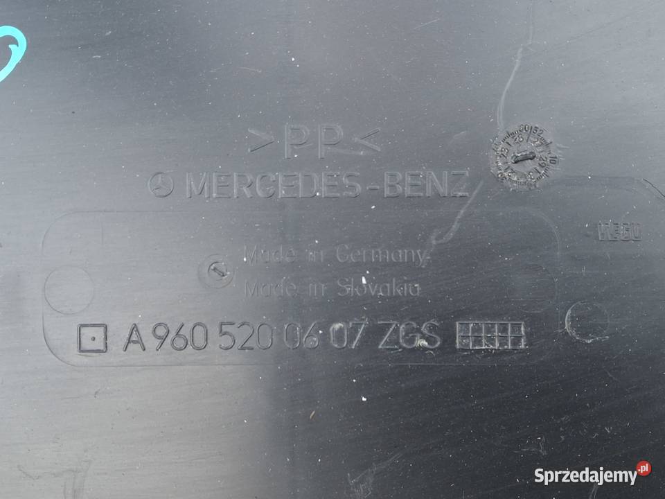 MERCEDES ACTROS MP4 BŁOTNIK NADKOLE TYLNE NISKIE Bieleń