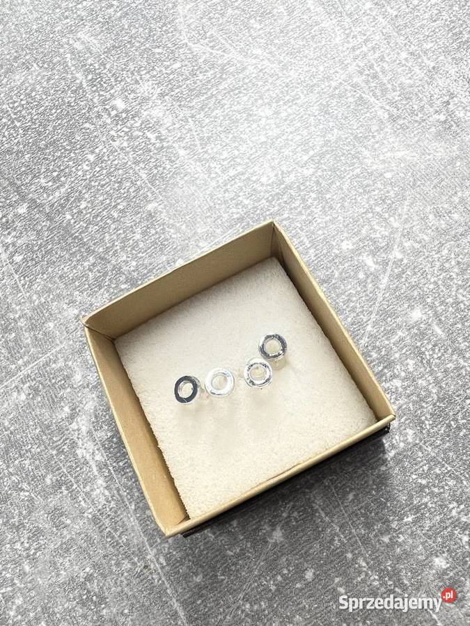 Kolczyki srebrne kółka koła Jasło sprzedam