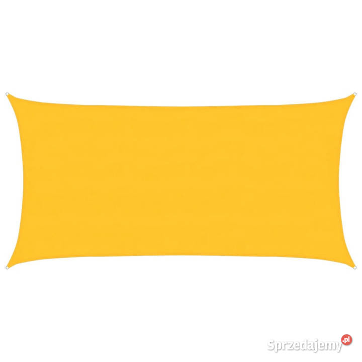 Żagiel przeciwsłoneczny 160 gm żółty 4x7 m HDPE mazowieckie Warszawa