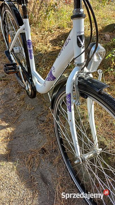 Rower Miejski Damski Vortex City 200 Łabędź Wołów