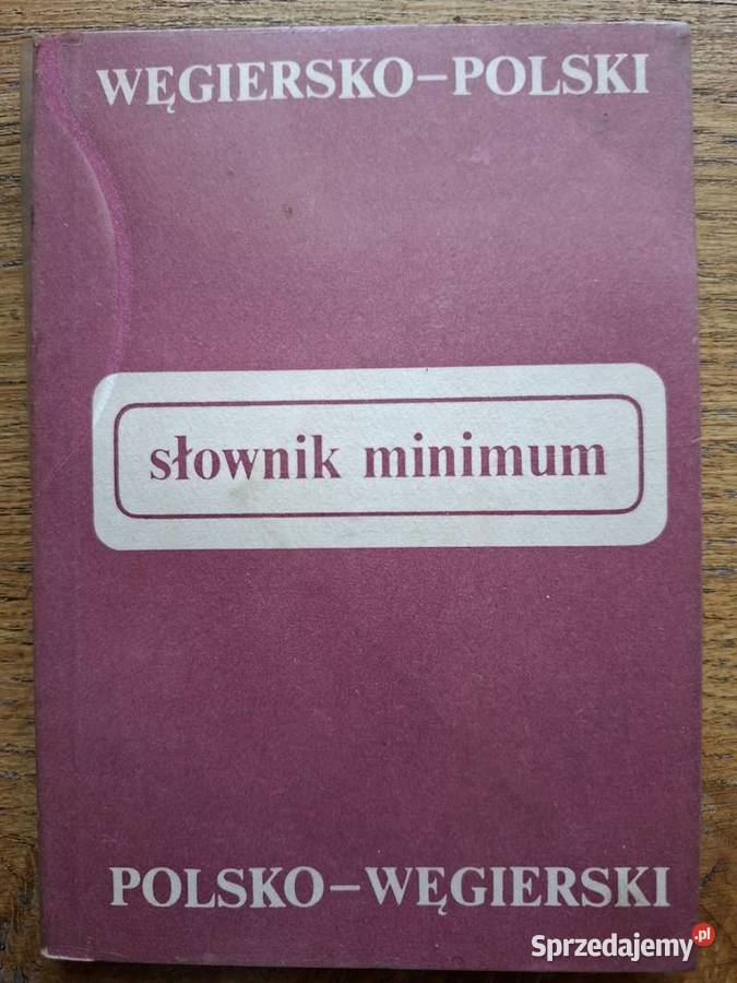 Słownik minimum węgierskopolski polskowegierski Książki do nauki języka obcego małopolskie Kraków