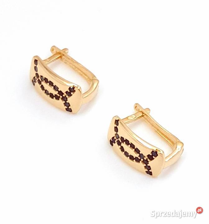 Kolczyki Złote pr585 zapięcie angielskie Z637 wielkopolskie