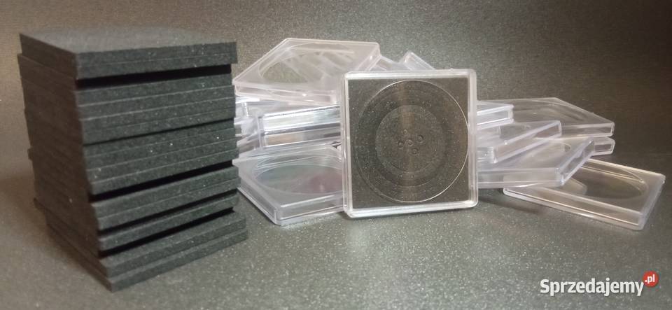 Kapsel na monety kwadrat z regulacją średnicy Szczecin sprzedam