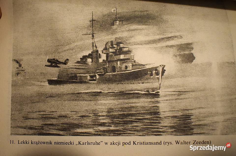 Napaść morska na Danię i Norwegię Jerzy Pertek Antykwariat Chełmno