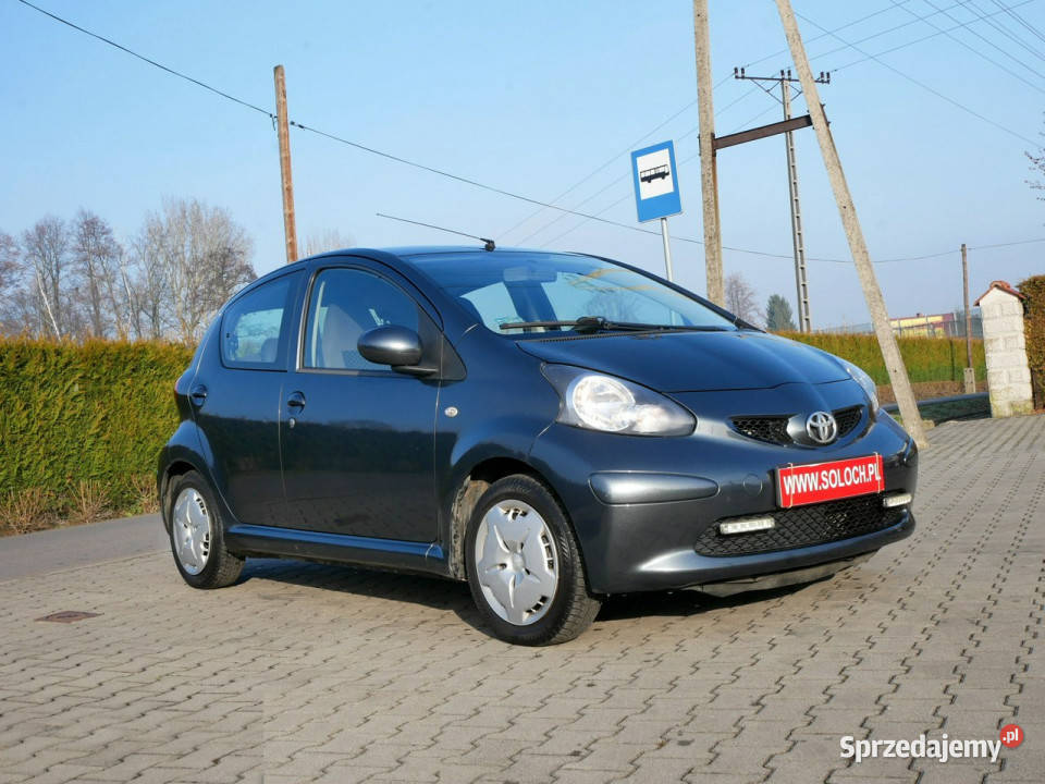 Toyota Aygo 10 VVTi 68 5D Klima Krajowy Koła benzyna śląskie Goczałkowice-Zdrój sprzedam