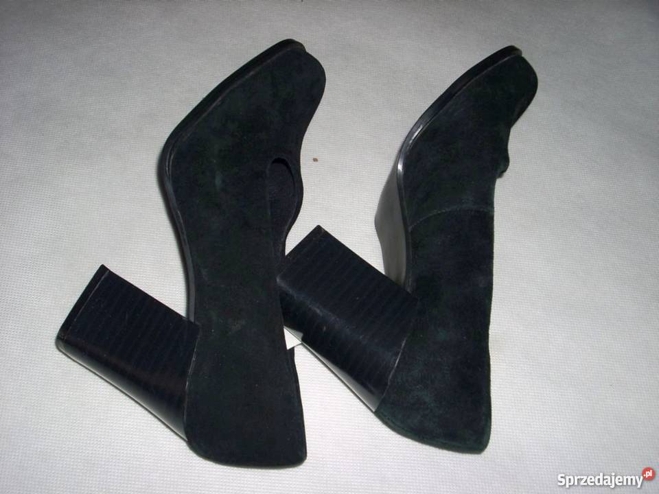 CA skóra zamsz NOWE 37 czółenka słupek małopolskie Nowy Sącz