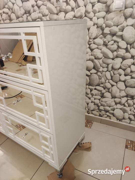 Komoda 6 szuflad wysoki połysk Glamour 120 Nowy Sącz