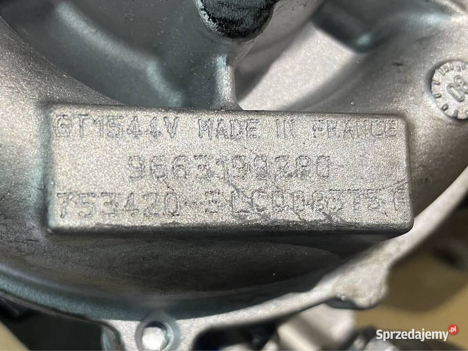 9663199380 turbina turbo turbosprężarka citroen Turbosprężarki Szczecin