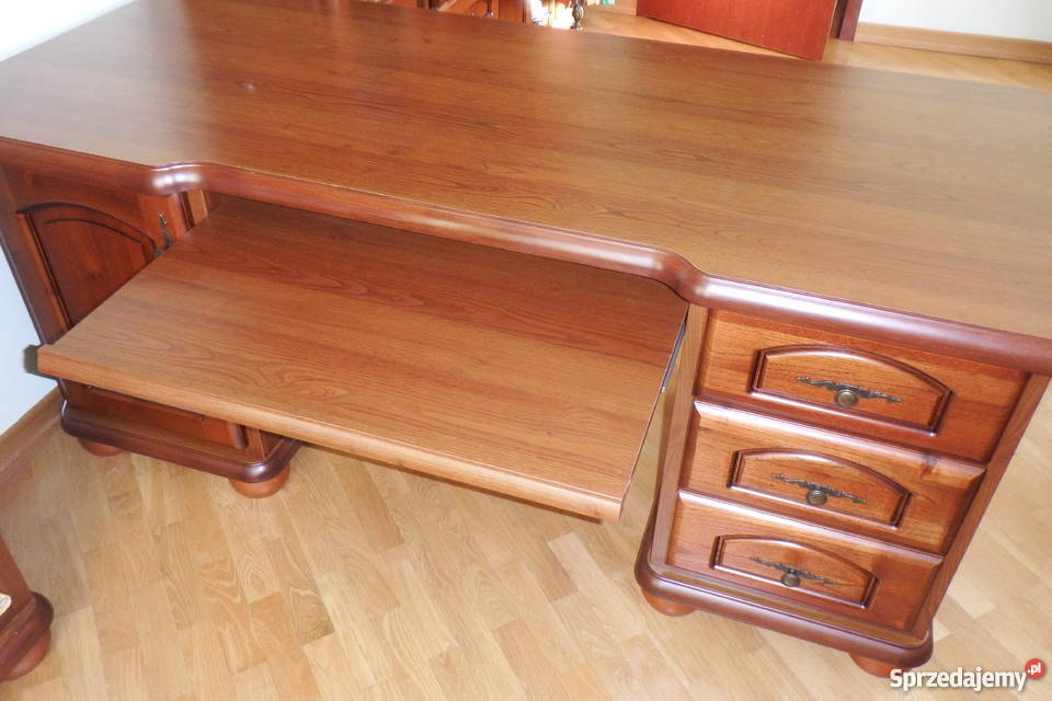 Solidne biurko Bawaria komfortowe miejsce pracy 80cm Warszawa