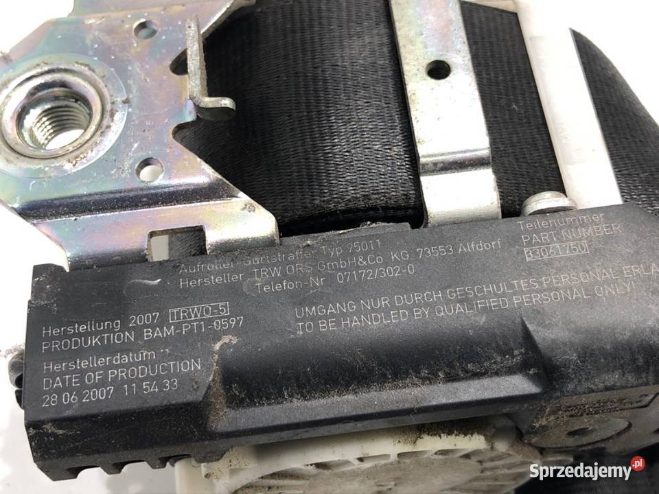 PAS BEZPIECZEŃSTWA LEWY PRZÓD SKODA ROOMSTER