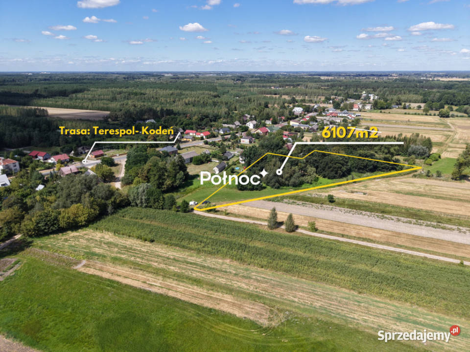 Działka rolno budowlana w Dobratyczach lubelskie Dobratycze