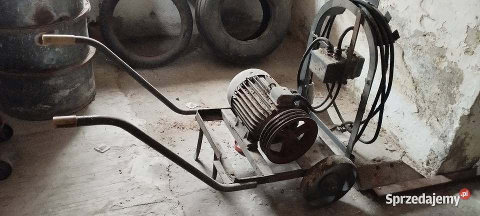 Silnik 75 kw na wózku pod dmuchawę Pleszew