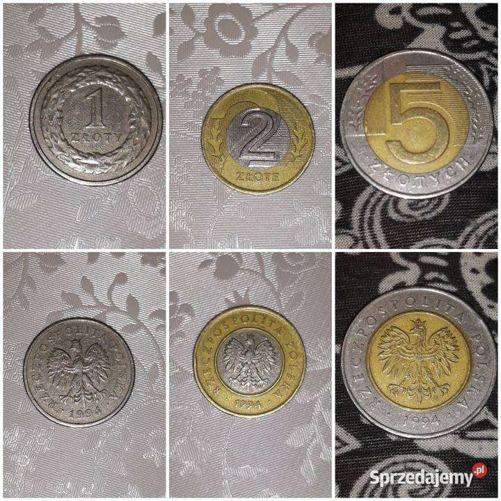 Zestaw monet z 1994 roku