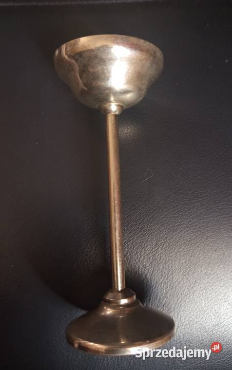 Kieliszek platerowany na nóżce Pozostałe kujawsko-pomorskie Nakło nad Notecią