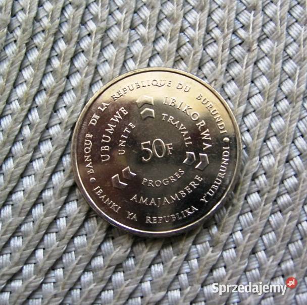 Burundi 50 Frank 2011r Ładna Kalisz