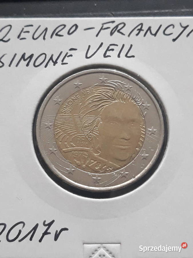 2 Euro Francja 2017 r Simone Veil Konin