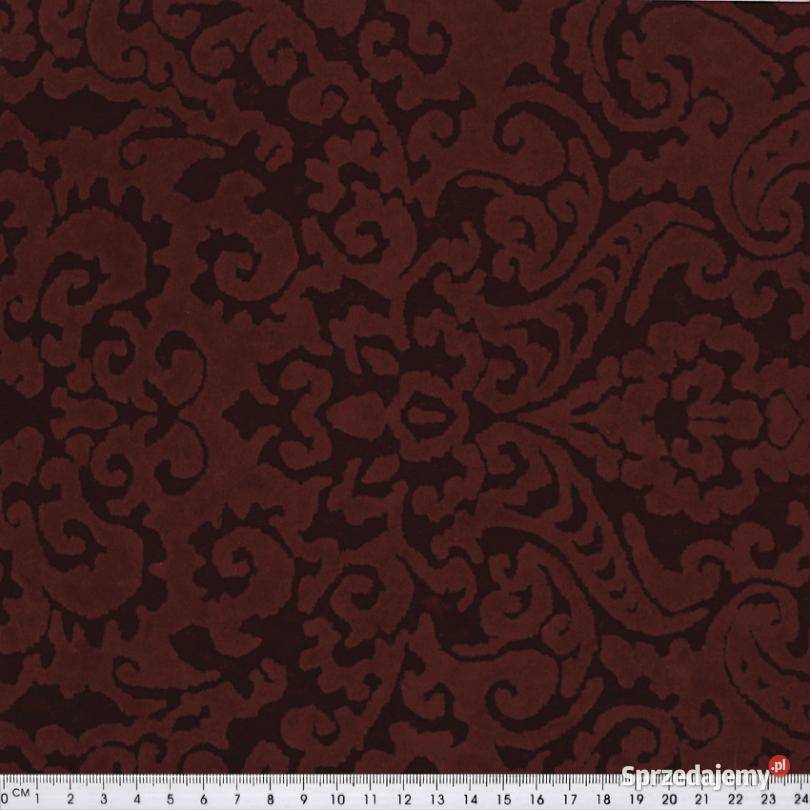 Tkanina obiciowa stylowa zmywalna welur wzór Niekłań Mały