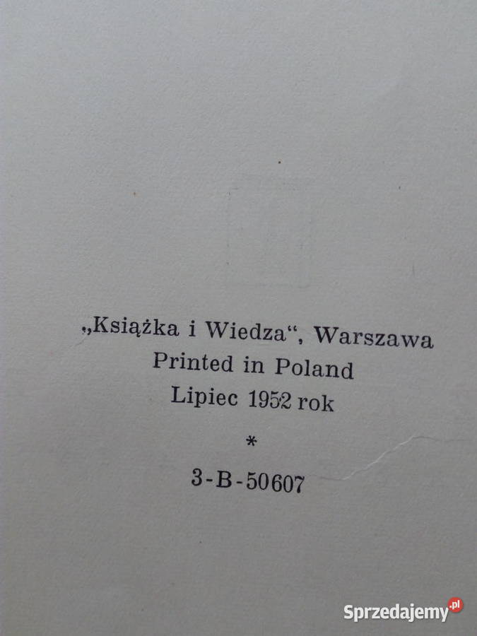 IGNACY KRASICKI SATYRY Ksiazka i Wiedza 1952