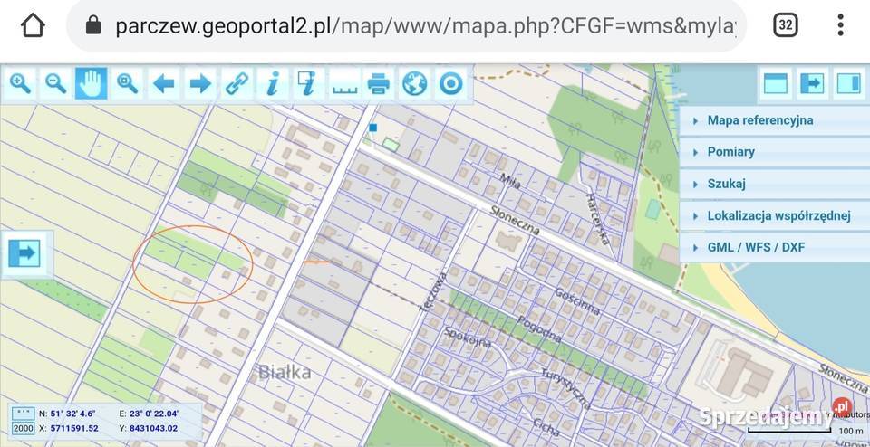 Białka Parczewska 3 działki Parczew