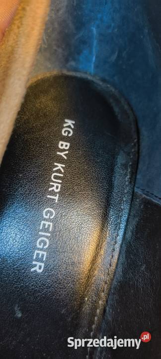 KURT GEIGER damskie buty szpilki zamsz brazowe podkarpackie Nowa Dęba
