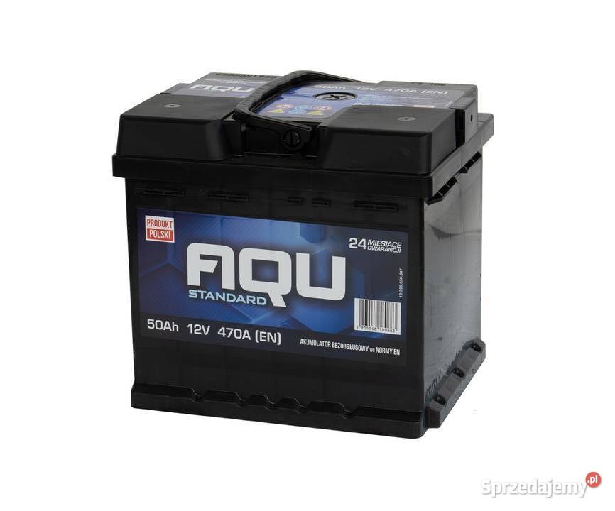 Akumulator AQU 50Ah 470A P Radomsko