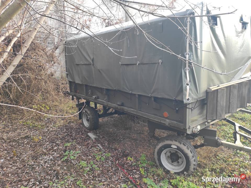 Przyczepa d46 45 tony stan perfekcyjny z wojska 4500kg Ostrowiec Świętokrzyski