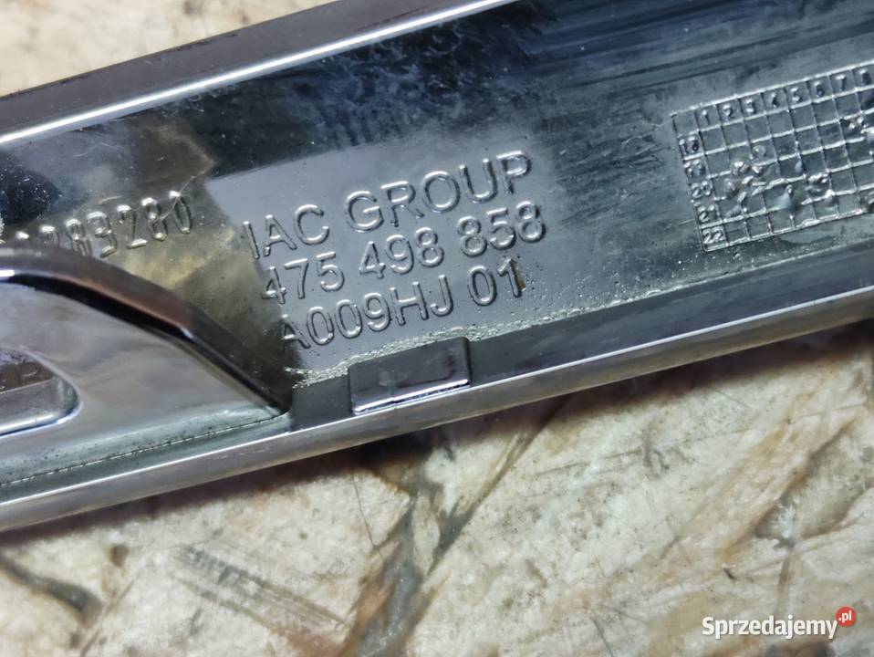 Listwa Chrom na Grill Opel Corsa F Lewa osobowe Atrapy Pleszew