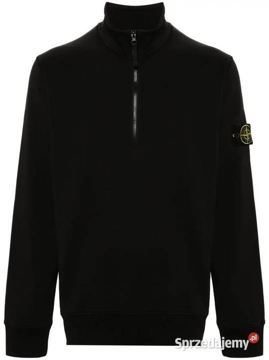 Bluza z zamkiem Stone Island czarna luksusowa Warszawa