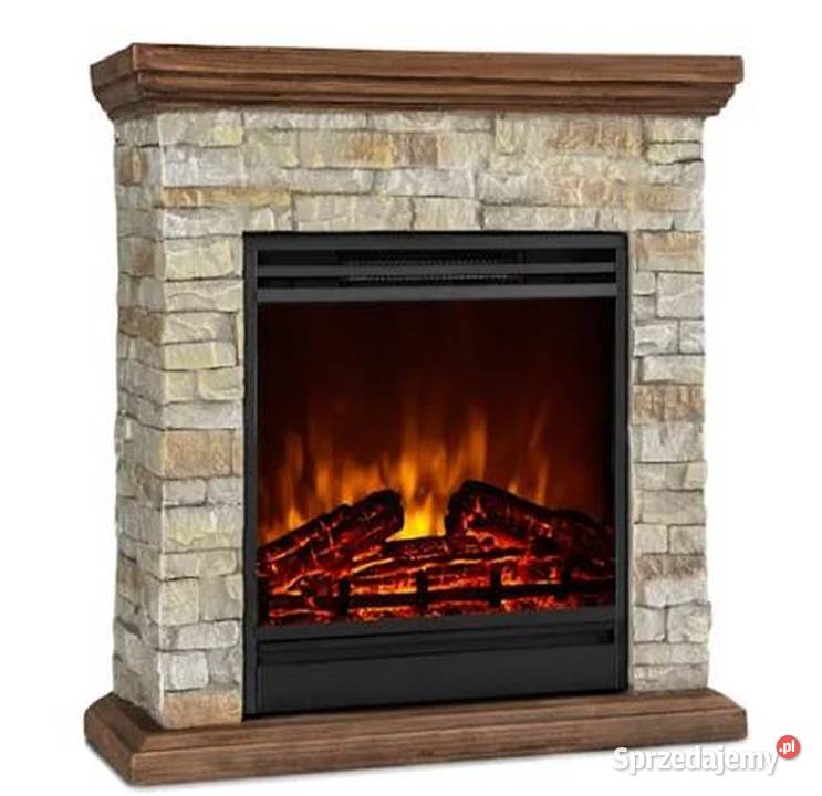 Duży piekny kominekpłomienie grzanie do 40m2 Pozostałe Wrocław