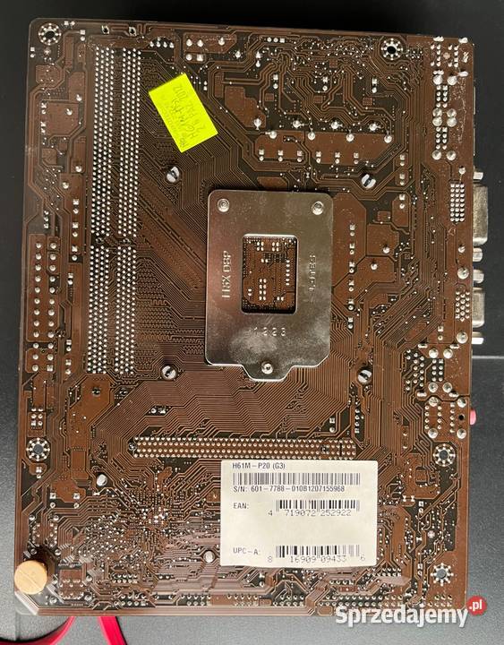 Płyta główna MSI H61MP20 G3 Pentium 298 GHz Malbork