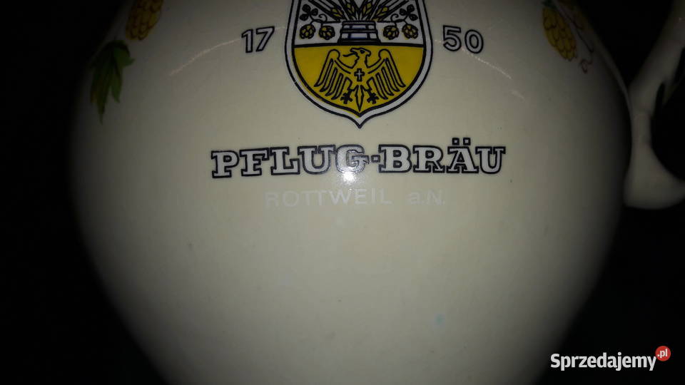 Dzbanek ceramiczny PFLUGBRAU 1750 Rottweil am sprzedam