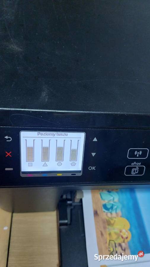 DRUKARKA HP 3525 WiFi 4 tusze kable komplet śląskie sprzedam