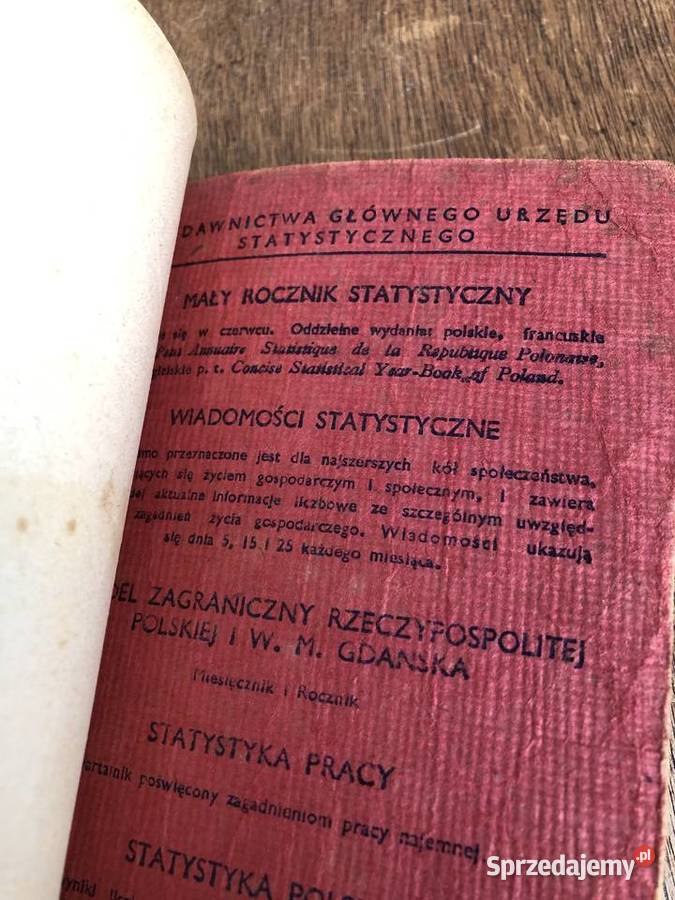 Mały Rocznik statystyczny 1937 Łowicz