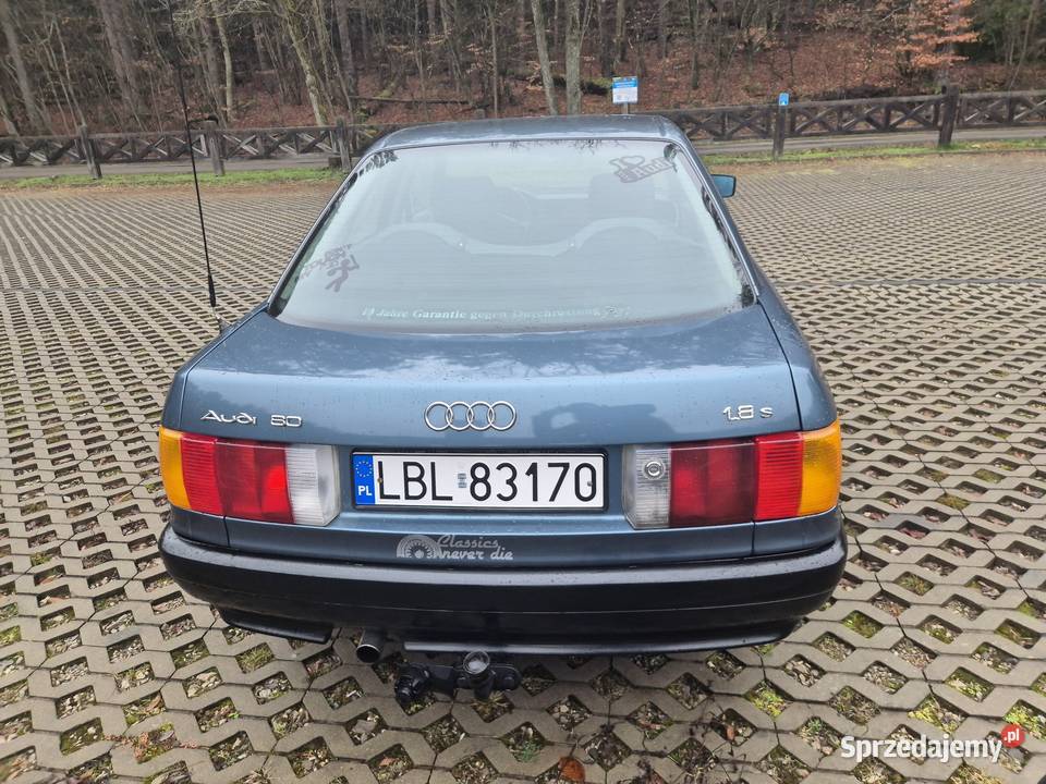 Audi 80 1989 Klasyk bez rdzy LPG Hak Zadbany Zwierzyniec