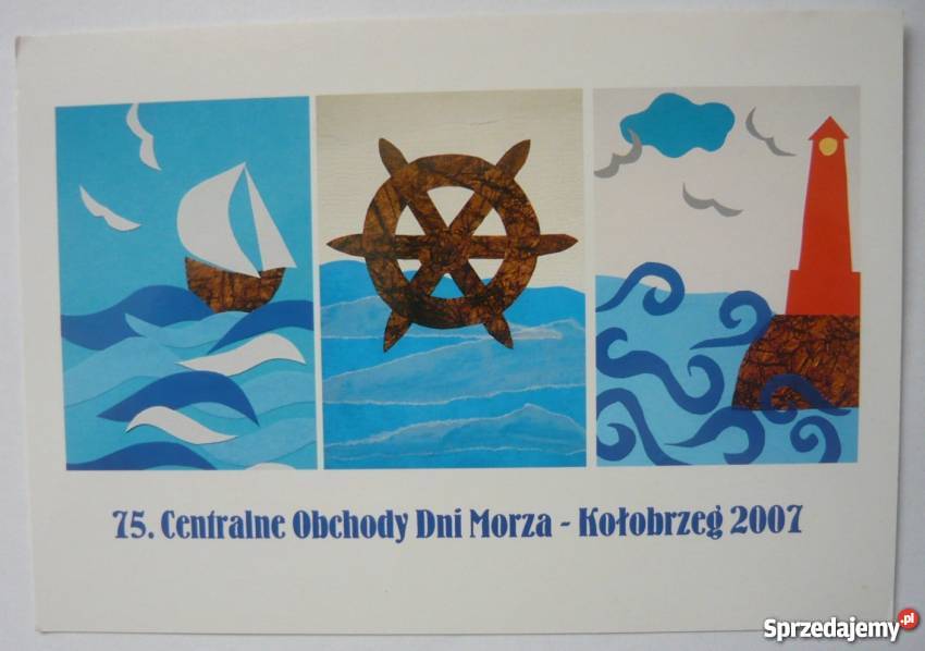 POCZTÓWKA ZACHODNIOPOMORSKIE 75 DNI MORZA Koszalin