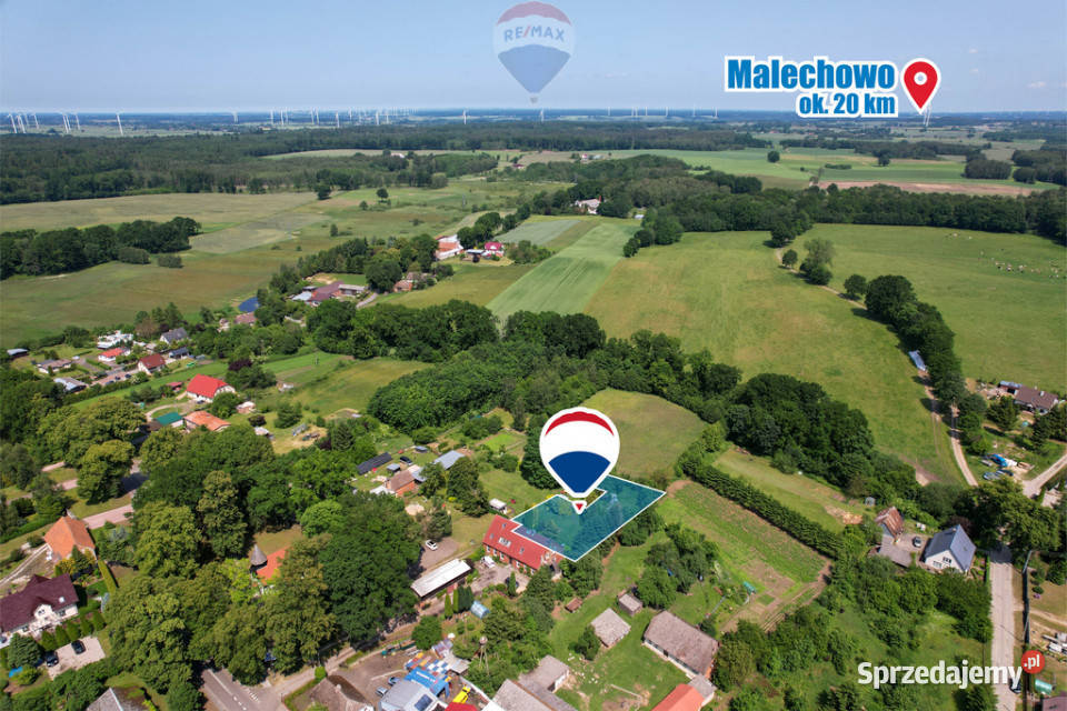 Działka budowlana z MPZP Karnieszewice zachodniopomorskie